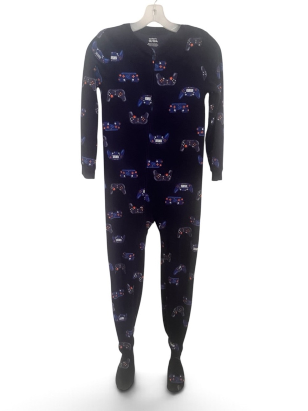 Carter’s 10/10A Gaming Controller Footed Pajamas Navy